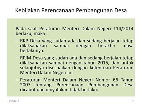 Penyusunan Rpjmdes Dan Rkpdes Ppt