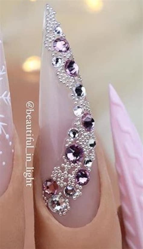 Pin by Qwen Walls on Paws & Claws | Nails design with rhinestones, Diy ...