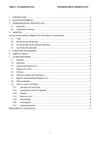 TEMA 8 EL REGISTRO CIVIL 16 17 Pdf