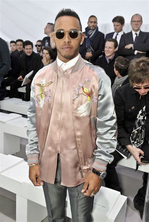 Lewis Hamilton Front Row At Louis Vuitton Mens Fall 2016 Louis