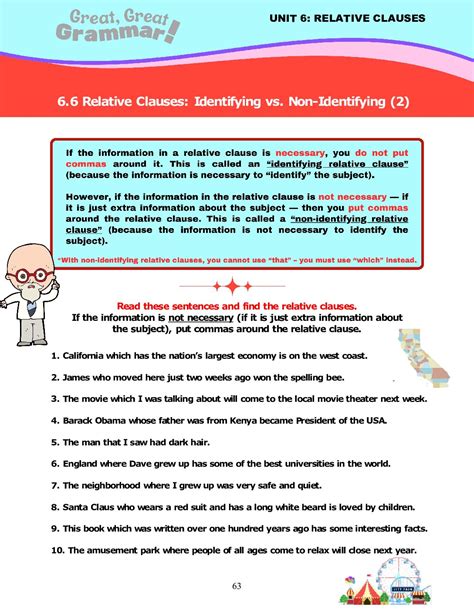 Esl Grammar Relative Clauses Identifying Vs Non Identifying