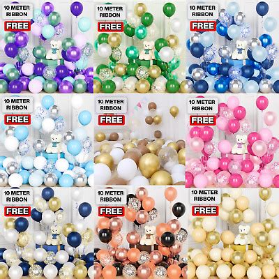 Latex Plain Balloons Helium Balons Quality Birthday Party Decor