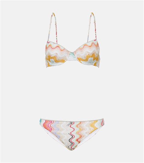 Zig Zag Bikini In Multicoloured Missoni Mare Mytheresa