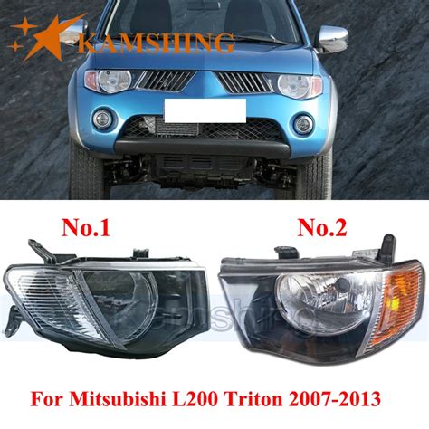 Capqx Front Bumper Headlight For Mitsubishi L Triton Front