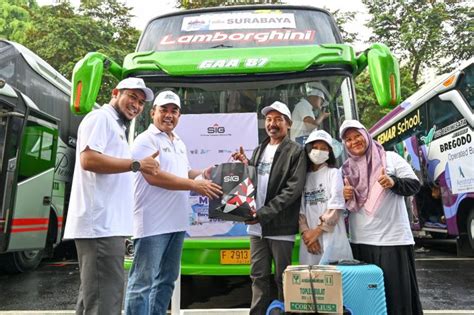 Sig Berangkatkan Pemudik Bersama Bumn Ke Jateng Dan Jatim