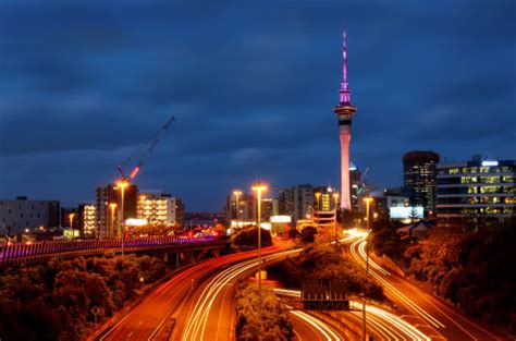 Auckland Skyline Night Stock Photos, Pictures & Royalty-Free Images ...