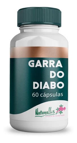 Garra Do Diabo 500mg 60 Cápsulas Fim Da Dor Articular Parcelamento