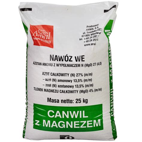 Saletrzak Canvil z magnezem nawóz azotowy Agrosimex pl