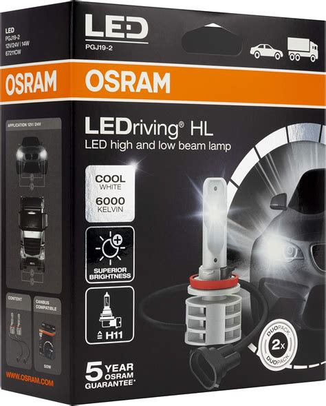 Osram Ledriving Fl ≜h8 H11 H16 Led Fog Lamp Off Road