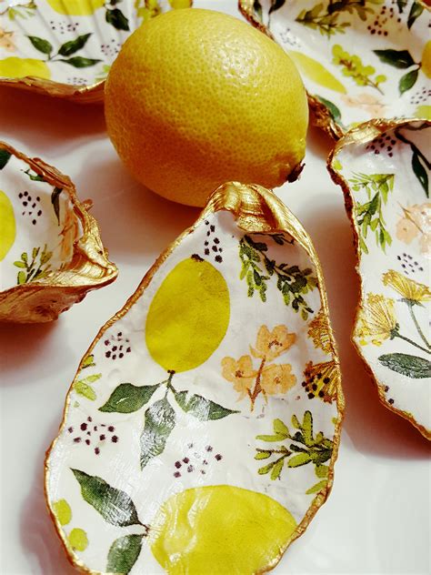 When Life Gives You Lemons Decoupage Oyster Scallop Shell Etsy Canada