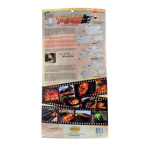 Artool Freehand True Fire Template Set 9 Pack With DVD 9587688 HSN