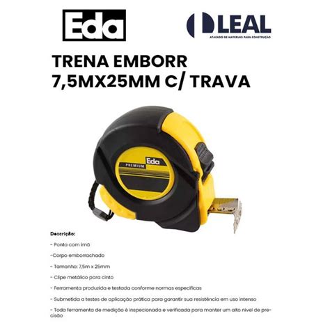 TRENA EMBORRACHADA 7 5MX25MM TRAVA EDA Comercial Leal