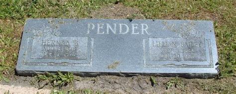 Herman Broadus Pender 1878 1945 Monumento Find A Grave