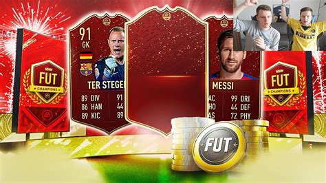 OMG OUR ELITE 1 FUT CHAMPIONS REWARDS RED MESSI AGAIN FIFA 20