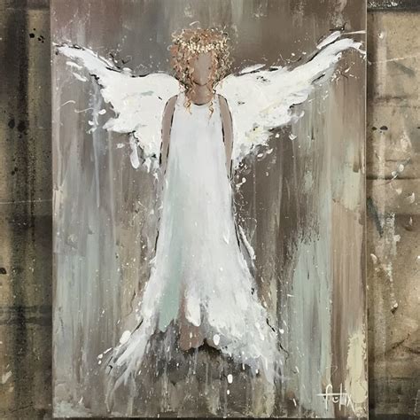 angel paintings images  pinterest guardian angels angel