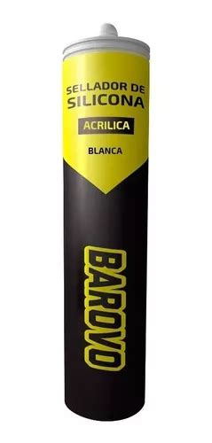 Sellador Silicona Acrílica Blanca Pintable Cartucho 300ml