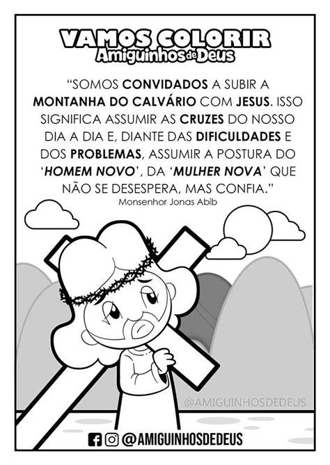 Somos Convidados A Subir A Montanha Do Calv Rio Jesus Amiguinhos