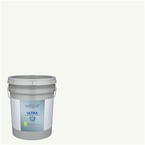 Valspar Ultra Eggshell Fundamental White Hgsw4001 Latex Interior Paint Primer 5 Gallon At