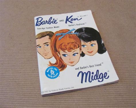 Vintage Barbie Ken And Midge Booklet 1960 S Barbie Fashion Booklet