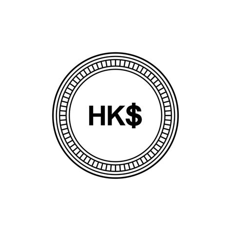 Hong Kong Currency, HKD, Hong Kong Dollar Icon Symbol. Vector ...