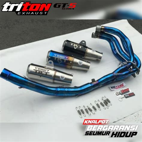 Jual Knalpot Racing Zx R Zx Rr Zx Rr Original Triton Exhaust Type