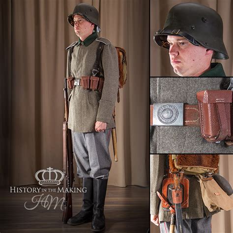 Ww1 German Infantry Uniform Late War 1916 1918 History In The Making