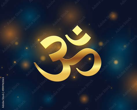 om iconic symbol of hinduism for indian culture and tradition Stock Vector | Adobe Stock