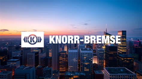 Knorr Bremse Aktie Richtung Wachstum Eingestellt 241124 News