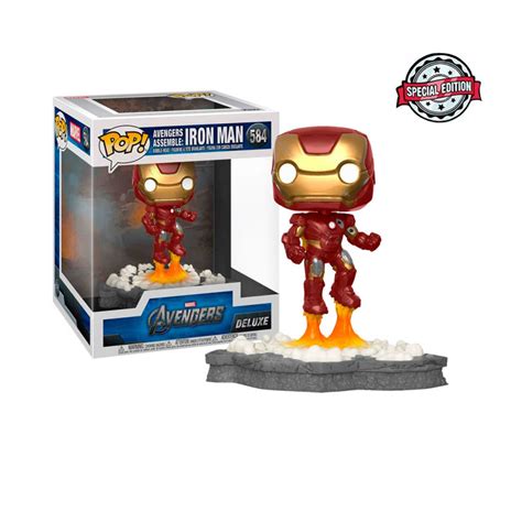 Funko Pop Deluxe Iron Man Assemble Avengers Special Edition