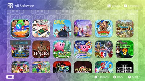 Switch Games Collage Splatoon All Apps Themes Themezer