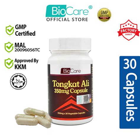 Biocare Tongkat Ali Capsule 30s Shopee Malaysia