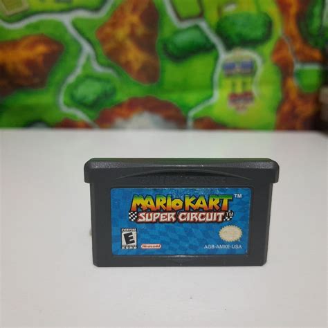 Mario Kart Super Circuit Game Boy Advance Nintendo Original Jogo De