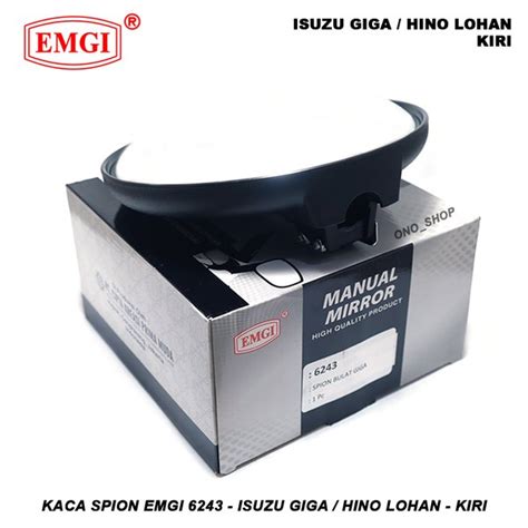 Jual Kaca Spion EMGI 6243 Hino Lohan Isuzu Giga Kiri Bawah Bulat