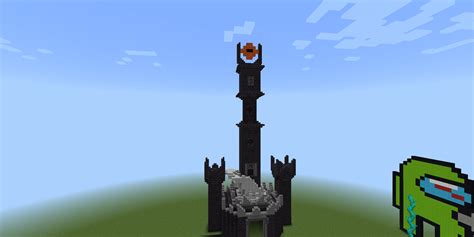 I Built Barad Dûr In Minecraft Rlotr