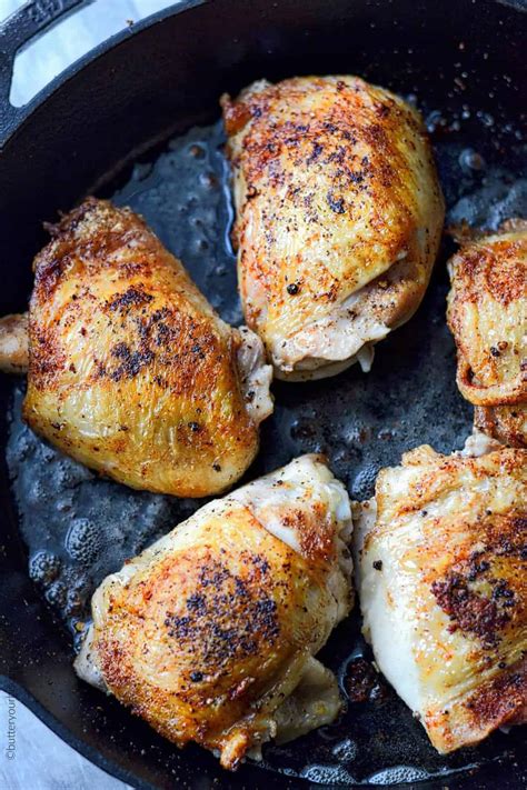 Our Most Shared Chicken Thighs Cast Iron Skillet Ever Easy Recipes To