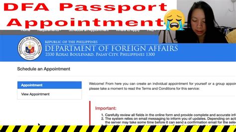 How To Book An Appointment On Dfa Philippines Online For Passport