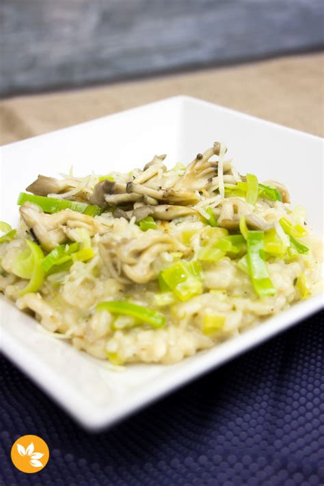 Risoto de Shimeji Alho Poró Marola Carambola