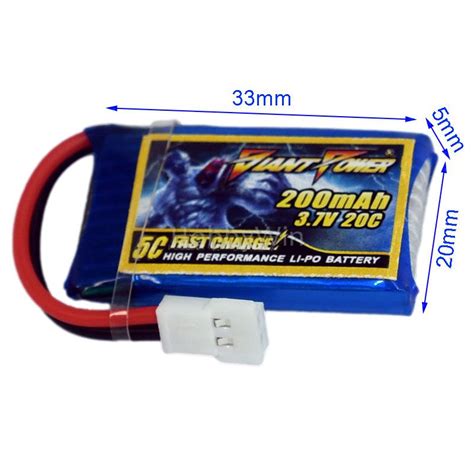 37v 1s 200mah 20c Lipo Battery Mx20 2p Positive Plug 1s200c20x1 000 Huayu Hobbycom