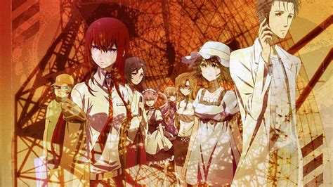 Anime Steins Gate Kurisu Makise Rintaro Okabe Faris Nyannyan Itaru