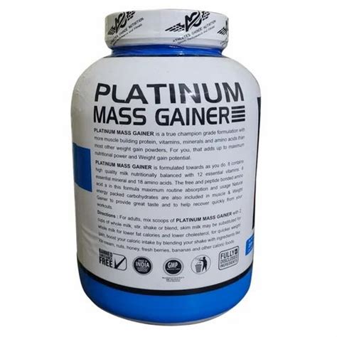 Acn Platinum Mass Gainer 272 Kg Packaging Type Jar At Rs 1600jar In Bhubaneswar