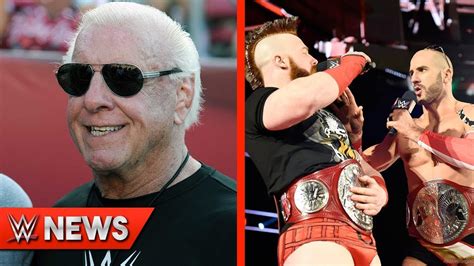 Ric Flair Hospitalized For Heart Issues Cesaro And Sheamus Losing Titles