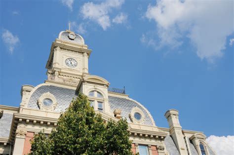 Historic Hamilton County Indiana Courthouse Building Stock Photo ...