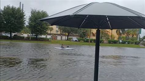 Inundaciones En Orlando Florida El Dia Despues Del Huracan Ian Youtube