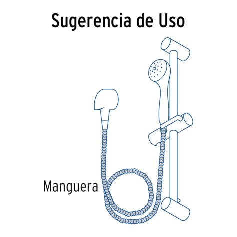 Manguera Lisa Para Regadera Manual Satinada Accesorios Para