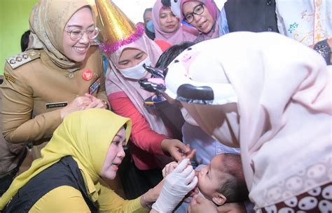 Imunisasi Polio Kabupaten Purwakarta Capai 101 Persen