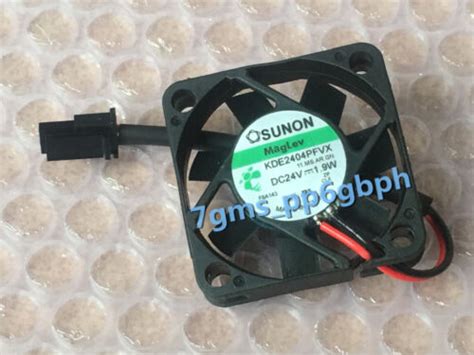 1 PCS NEW SUNON KDE2404PFVX Fan 24V 1 9W 40 40 10mm 24V 2pin EBay