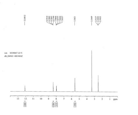 H Pyrazolo B Pyridin Amine Fluoro H Nmr Spectrum