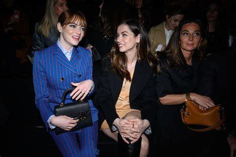 Emma Stone Louis Vuitton Show At Paris Fashion Week 03 06 2023