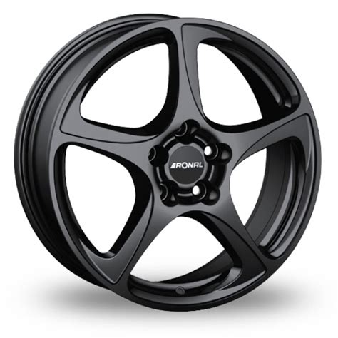 Ronal R Matt Black Alloy Wheels Wheelbase