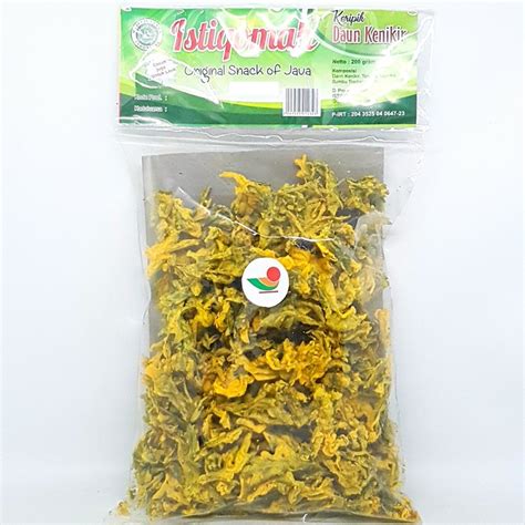 Jual ISTIQOMAH KERIPIK DAUN KENIKIR 200gr KRIPIK RAJA ULAM SAYUR